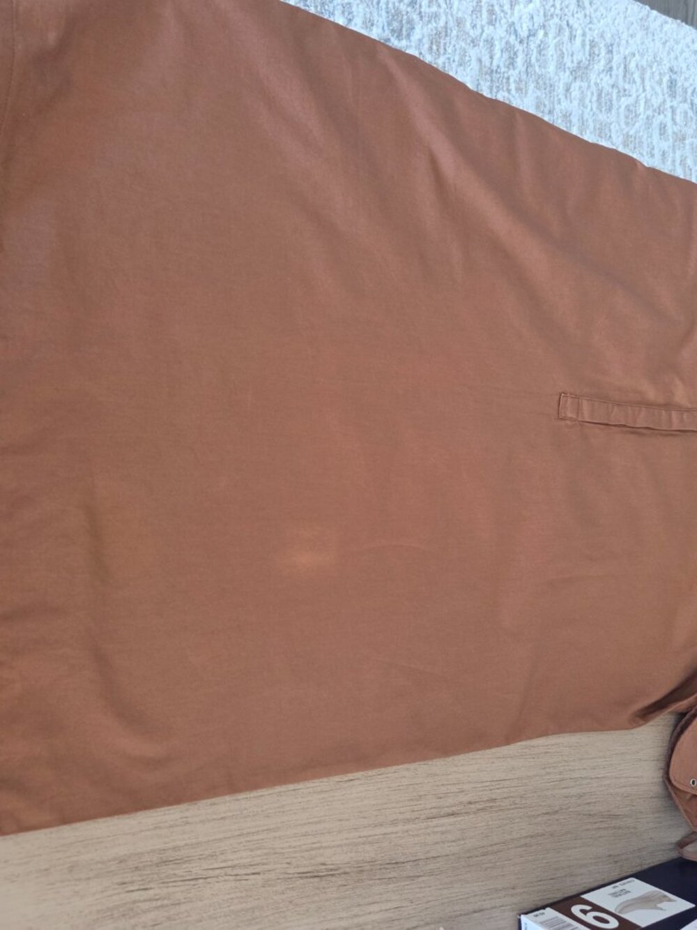 Max Mara brown cotton shirt dress lace up sleeves size 8 - Picture 10 of 10